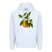 White Tangerine Premium Hoodie - LillyAllenDesigns