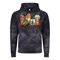 Cloud Black cafecito y chisme coffee cups Vintage Hoodie - Zillion Design Studio