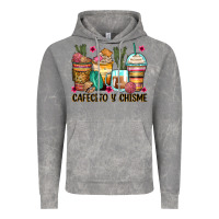 Cloud Rock cafecito y chisme coffee cups Vintage Hoodie - Zillion Design Studio