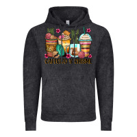 Vintage Black cafecito y chisme coffee cups Vintage Hoodie - Zillion Design Studio