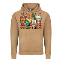 Vintage Camel cafecito y chisme coffee cups Vintage Hoodie - Zillion Design Studio