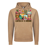 Vintage Coffee cafecito y chisme coffee cups Vintage Hoodie - Zillion Design Studio