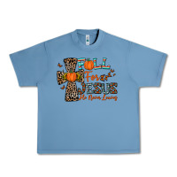 Pebble Blue fall for jesus he never leaves Urban Heavy Tee - CowhideDigitalArt