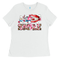 White smile with teeth and brush Ladies Tee - AdoDesignShop
