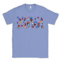 Colony Blue usa ice cream and popsicles Classic Tee - AdoDesignShop