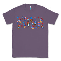 Lavender usa ice cream and popsicles Classic Tee - AdoDesignShop