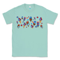Seafoam usa ice cream and popsicles Classic Tee - AdoDesignShop