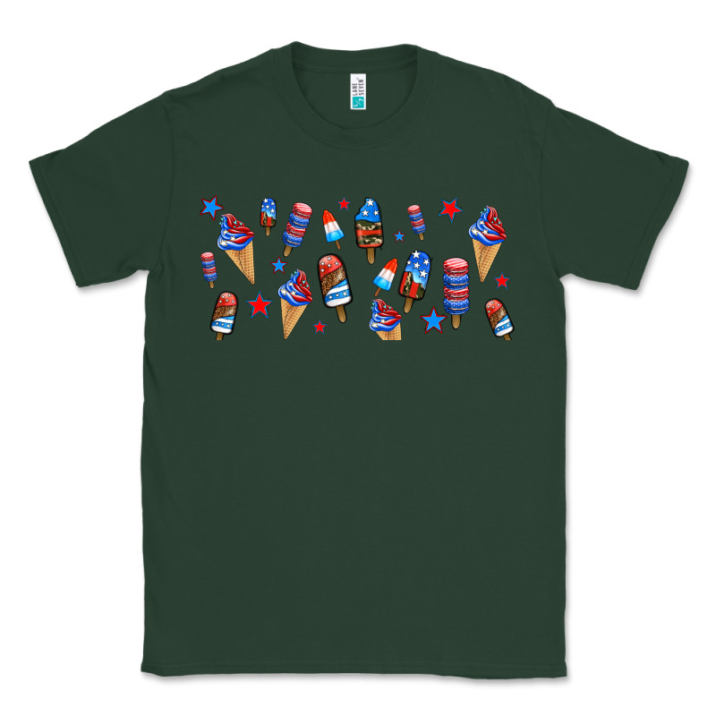 Usa Ice Cream And Popsicles Classic Tee by AdoDesignShop | Teevron