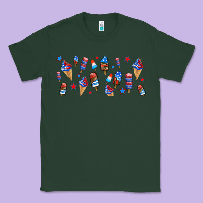Usa Ice Cream And Popsicles Classic Tee Designed By Adodesignshop