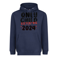 Navy only child expiring 2024 Heavyweight Hoodie - MaliasSmallBusiness