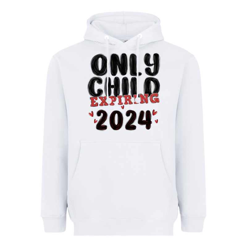Only Child Expiring 2024 Heavyweight Hoodie by MaliasSmallBusiness | Teevron