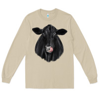 Mushroom black angus Long Sleeve Tee - JahusDesignShop