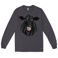 Smoke black angus Long Sleeve Tee - JahusDesignShop
