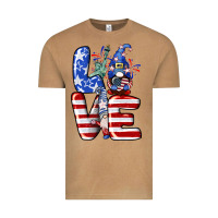 Vintage Camel Love 4th of July with gnomes 4th of july Vintage Tee - CowGirlArtShop