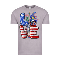 Vintage Zinc Love 4th of July with gnomes 4th of july Vintage Tee - CowGirlArtShop