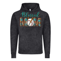 Vintage Black western blessed mom with baseball Vintage Hoodie - texasbilliewilder