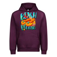 Mauve Wine Beach please Urban Hoodie - NancyCooperArtShop
