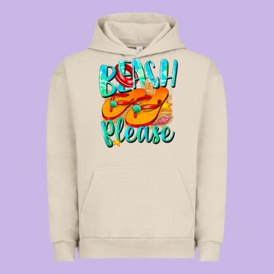 Beach Please Urban Hoodie Designed By Nancycooperartshop