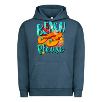 Pigment Midnight Navy Beach please Urban Hoodie - NancyCooperArtShop