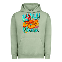 Pigment Oil Green Beach please Urban Hoodie - NancyCooperArtShop