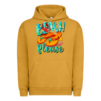 Pigment Peanut Butter Beach please Urban Hoodie - NancyCooperArtShop