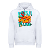 White Beach please Urban Hoodie - NancyCooperArtShop