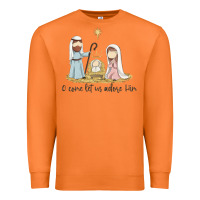Carrot o come let us adore him Premium Sweatshirt - MaliasSmallBusiness