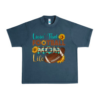 Midnight Navy livin' that football mom life Urban Heavy Tee - HRA Design Shop