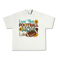 Pistachio livin' that football mom life Urban Heavy Tee - HRA Design Shop