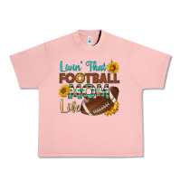 Salmon livin' that football mom life Urban Heavy Tee - HRA Design Shop