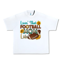 White livin' that football mom life Urban Heavy Tee - HRA Design Shop