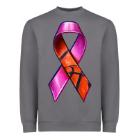 Storm Breast Cancer Ribbon Basketball Heavyweight Sweatshirt - texasbilliewilder