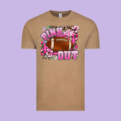 Pink Out Vintage Tee Designed By Adodesignshop