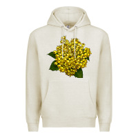 Oregon Grape Flower Illustrations Premium Hoodie | Teevron