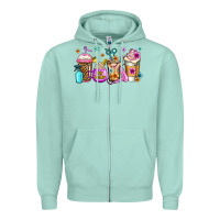 Seafoam hair hustler coffee Zipper Hoodie - Jasminsmagicworld