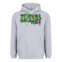 Heather Grey ırısh vibes Heavyweight Hoodie - MaliasSmallBusiness