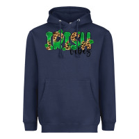 Navy ırısh vibes Heavyweight Hoodie - MaliasSmallBusiness