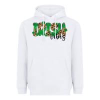 White ırısh vibes Heavyweight Hoodie - MaliasSmallBusiness