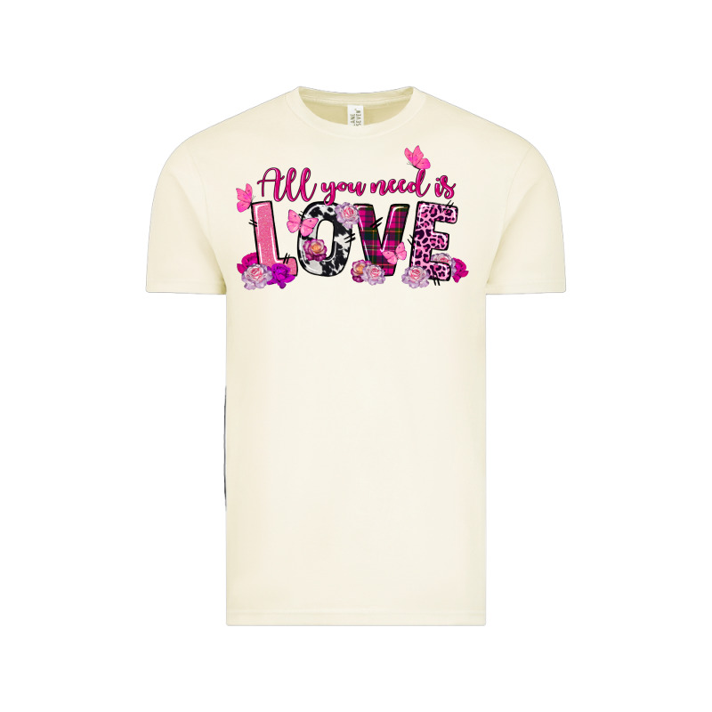 All You Need Is Love Valentine's Day Vintage Tee by FaDigitalArtStudio | Teevron