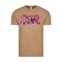 Vintage Coffee all you need is love valentine's day Vintage Tee - FaDigitalArtStudio