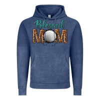 Vintage Denim western blessed mom with hockey Vintage Hoodie - texasbilliewilder