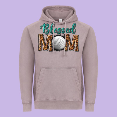 Western Blessed Mom With Hockey Vintage Hoodie Designed By Texasbilliewilder