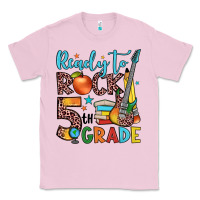 Bubblegum Pink ready to rock 5th grade Classic Tee - JahusDesignShop