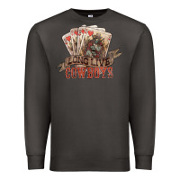 Smoke long live cowboys cards Premium Sweatshirt - NancyCooperArtShop