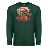 Sports Green long live cowboys cards Premium Sweatshirt - NancyCooperArtShop