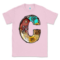 Bubblegum Pink farm life alphabet lowercase letters c Classic Tee - BundleAndBundleShop
