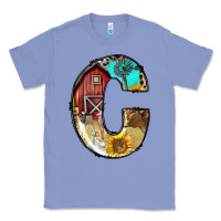 Colony Blue farm life alphabet lowercase letters c Classic Tee - BundleAndBundleShop