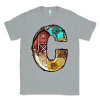 Heather Grey farm life alphabet lowercase letters c Classic Tee - BundleAndBundleShop
