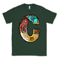 Sports Green farm life alphabet lowercase letters c Classic Tee - BundleAndBundleShop