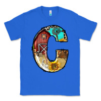 True Royal farm life alphabet lowercase letters c Classic Tee - BundleAndBundleShop